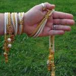 Handfasting Cord In Two Luxurious Shades Of Gold..