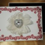 A5 Keepsake Presentation Wedding Gift Box. Ivory..